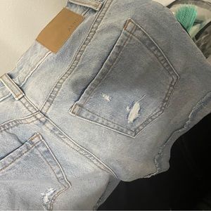 Girls short jean shorts